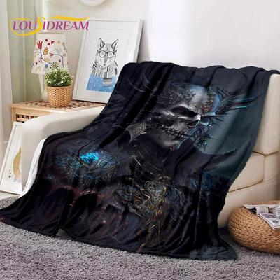Мягкое фланелевое одеяло Diablo 3D Retro Gamer для кроватей, диванов, пикников, плед для отдыха на свежем воздухе, подарок