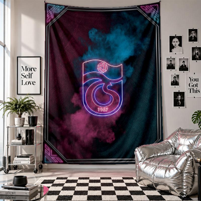 Trabzonspor FC Wall Tapestry Home Decor Wall Hanging Cloth for Bedroom Living Room Background