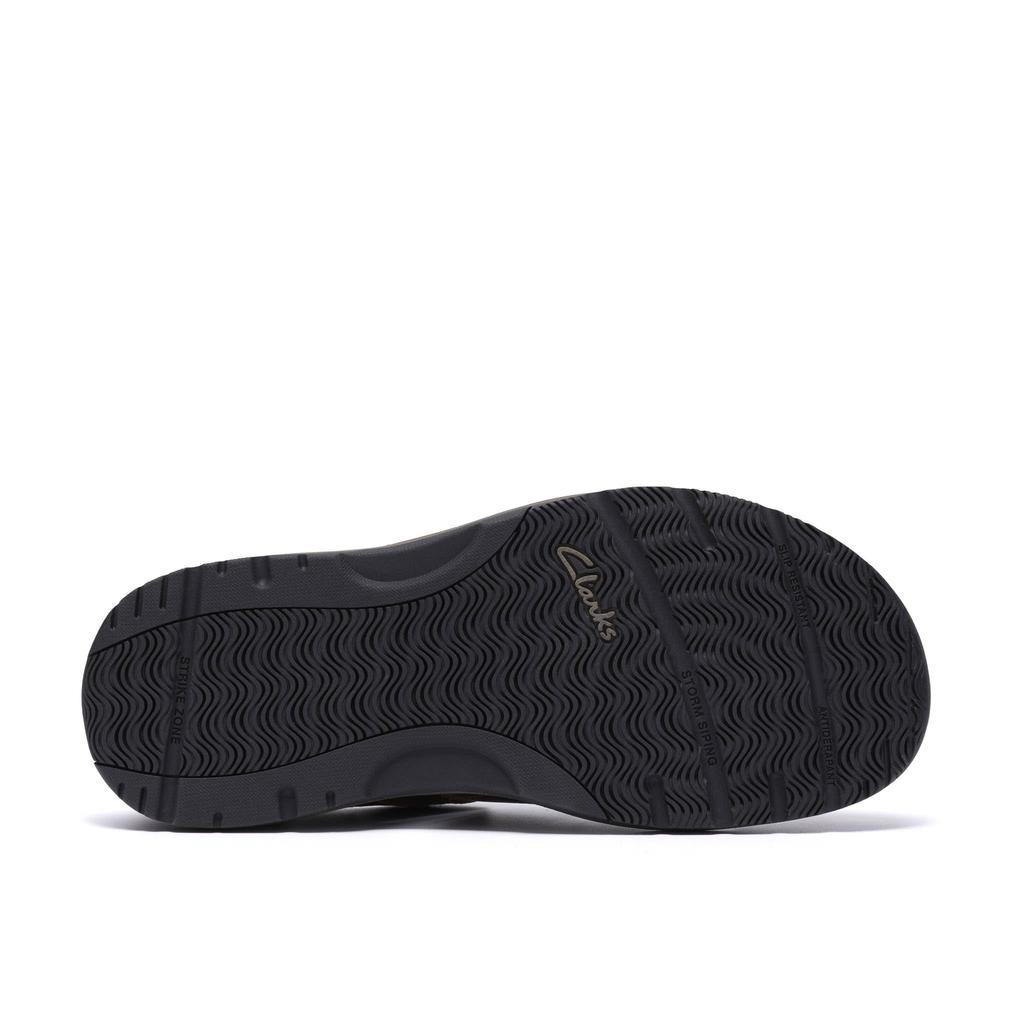 [Clarks] Сандалии Guide View Cove, Удобные для ходьбы, Мужские, Черная кожа, Размер 27,0 см