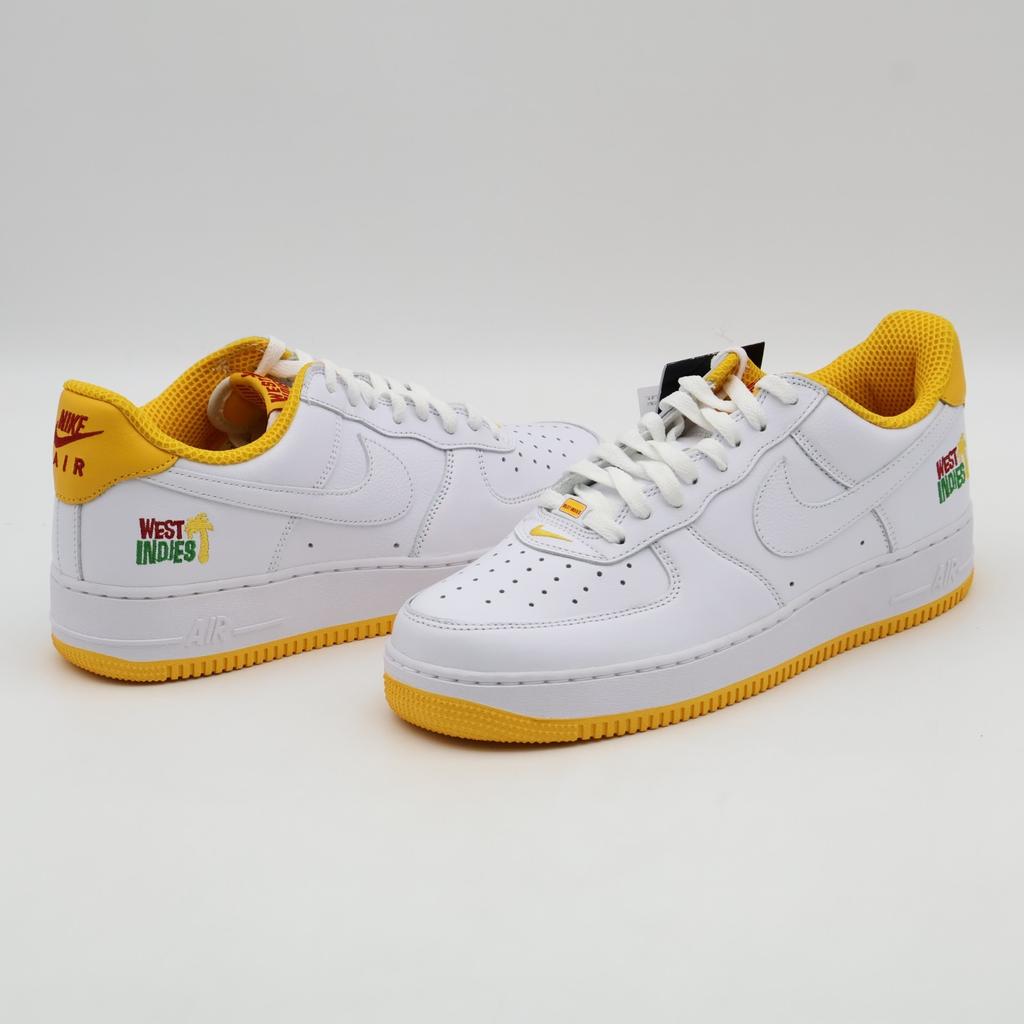 DX1156-101 Nike Air Force 1 Low West Indies Белый Университетский Золотой (Мужской)