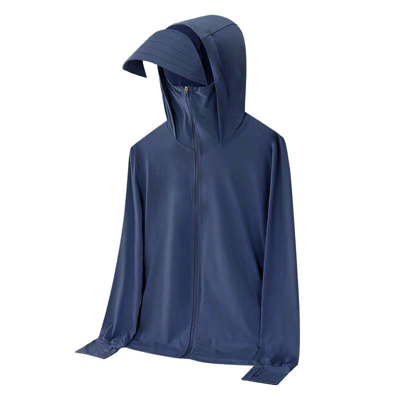 Трендовая женская куртка из легкого ледяного шелка с защитой от УФ-лучей для активного отдыха