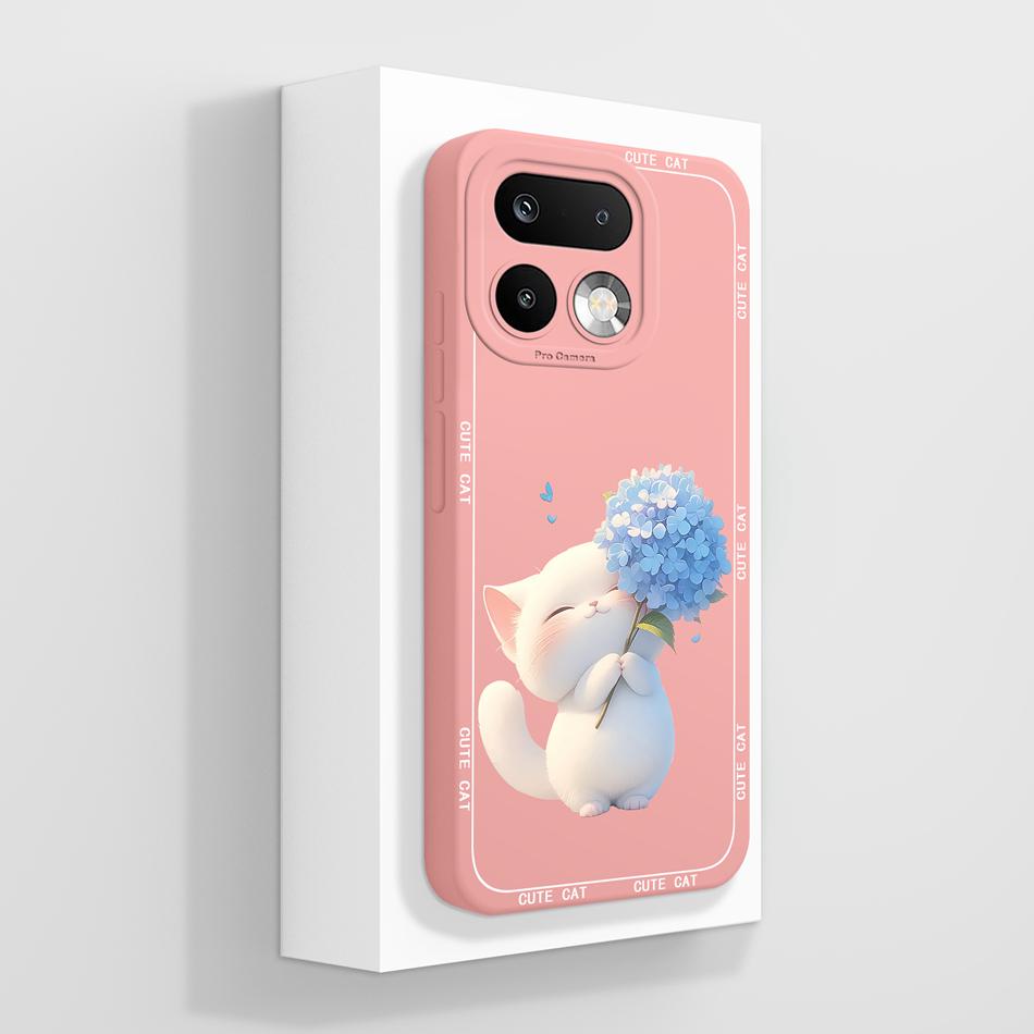 Чехол Для Realme 16 Pro Plus 5G Продвинутый Бабочка Ударопрочный Мягкий Жидкий Силикон Задняя Крышка Телефона Для Realme 16 ProPlus Бампер