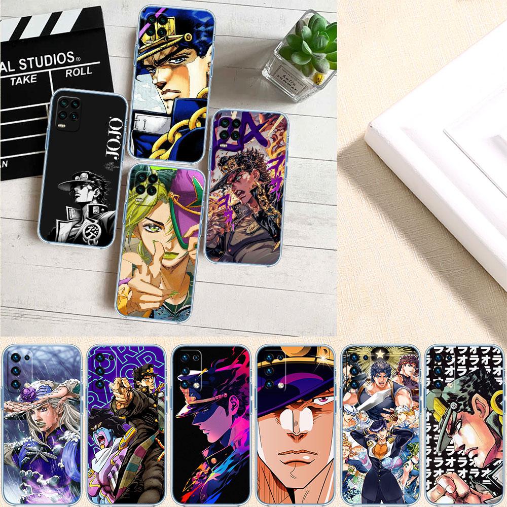 BF74 JoJos Bizarre Adventure Soft Shell Transparent Phone Case for Samsung Galaxy A04 A04S A14 A23 A34 A54 M23 M33 M52 M53