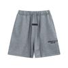 FOGICON Мужской комплект из худи на флисовой подкладке и джоггеров Streetwear Свободный крой Смесь хлопка Принт с буквами Повседневный наряд