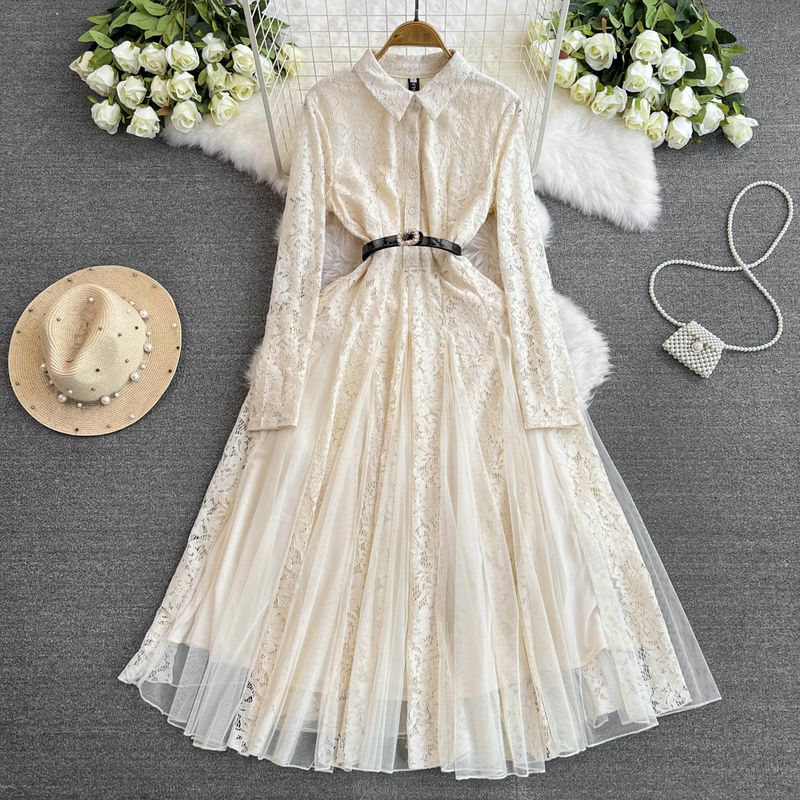 Spring and Summer New Arrival Lace Dress Sexy Crochet