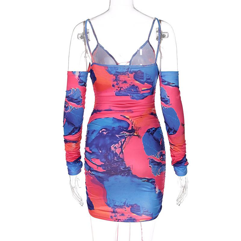 Элегантное облегающее сексуальное женское платье 2022, летнее платье с открытыми плечами на шнуровке, мини-вечерние и клубные платья, женский халат Femme Ladies