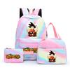 3Pcs/set Anime Dragon Ball Backpack for Girls Boys Back To Schoolbag with Lunch Bag Student Bookbag Men Women Travel Bag Mochila