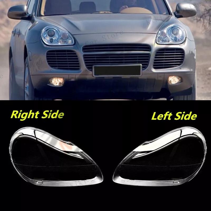 Для Porsche Cayenne 2005 2006 Стеклянная линза фары, корпус, передняя стеклянная крышка фары автомобиля, прозрачный плексиглас, абажур лампы