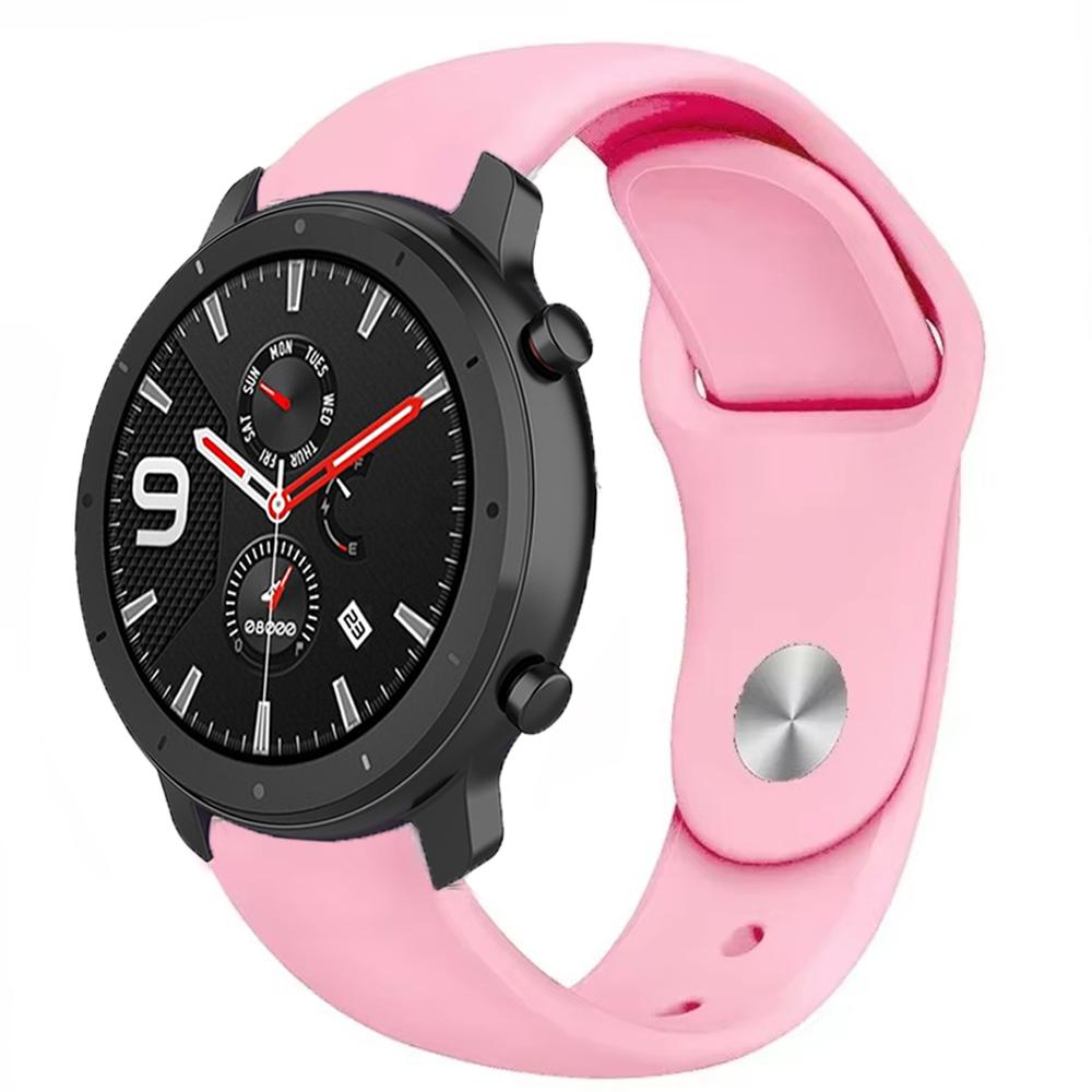 Силиконовый ремешок 22 мм 20 мм для Amazfit GTR 47 мм/Balance 2 1/Bip 6 5/GTR 3pro Спортивный браслет для Amazfit Active 2/GTS 4 mini 3 Ремешок