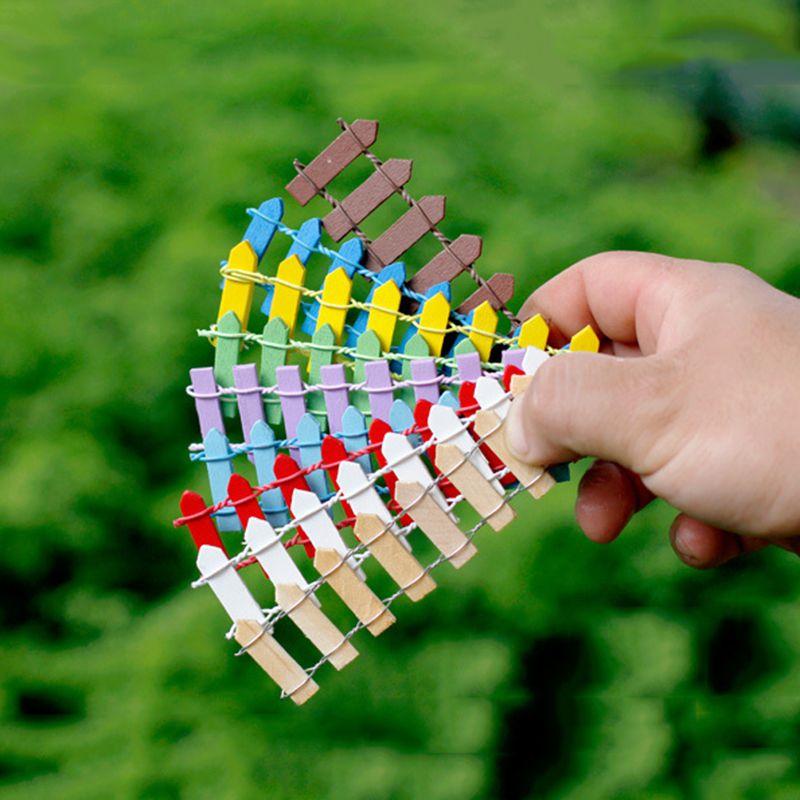 Очаровательный мини-заборчик из дерева для сказочных садов и домашнего декора, микроландшафта