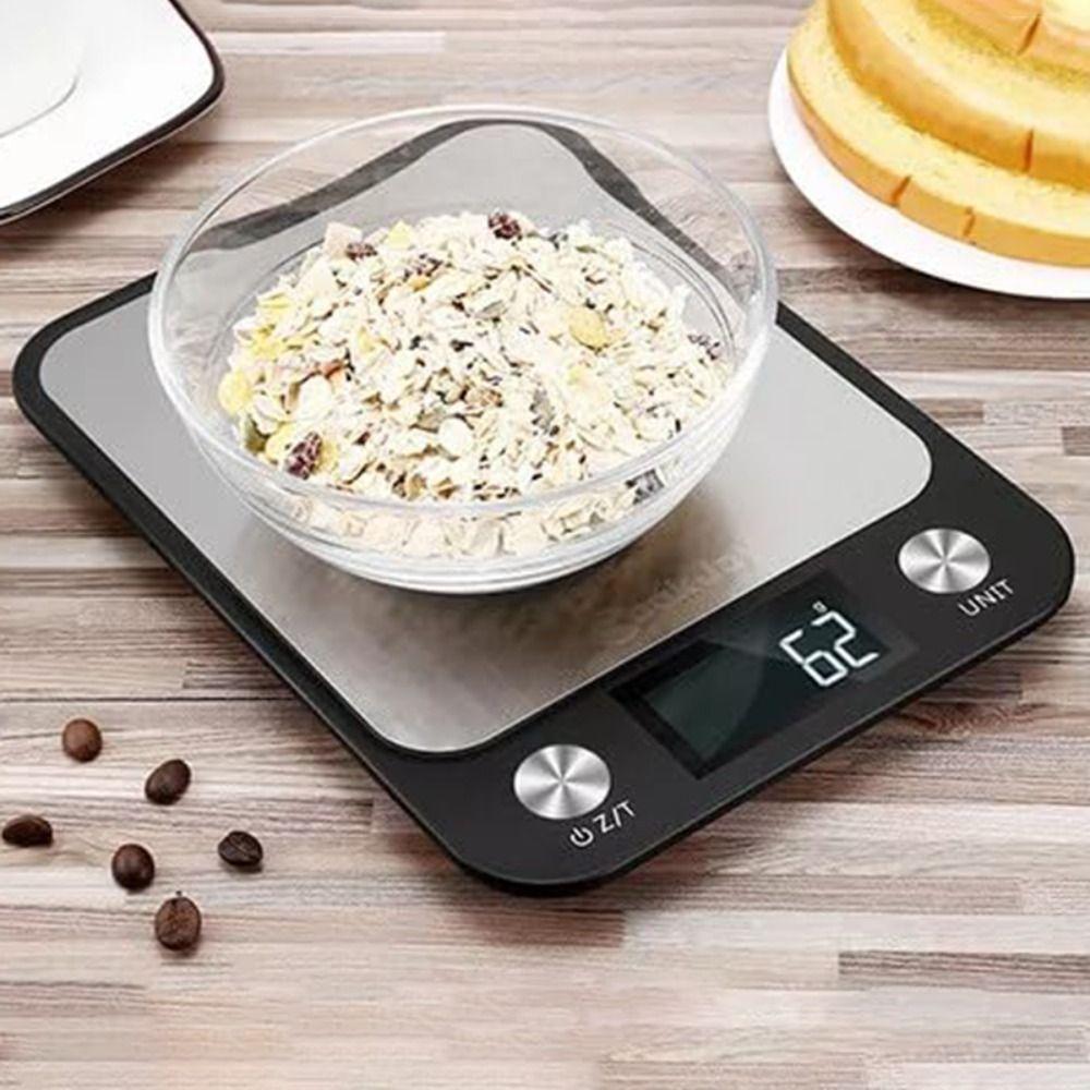 Rechargeable Digital Scales LED Display Baking Scales Multifunctional Food Scales  Coffee Bean