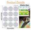 Christmas Rainbow Prism Static Cling Glass Stickers PVC Halloween Window Stickers Sun Catcher Decorative Films