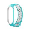 Силиконовый ремешок для Xiaomi Mi Band 6 5 4 3, спортивный дышащий браслет Mi Band 6, двухцветный браслет-браслет для Mi Band 6 5, ремешок Mi Band 4 3 Correa