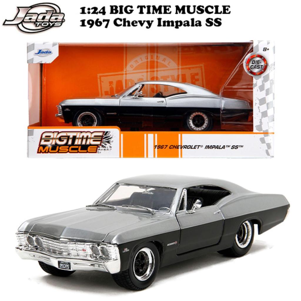 Jada Toys Масштаб BTM 1960-е Chevrolet Impala SS Американский автомобиль Литая модель автомобиля 35217 1/24 [Б/у]