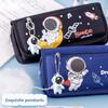 Four/Double layers Pen Bag Large Capacity Pen Box Cartoon Stationery Organizer  School Office