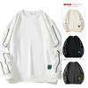 Large Size Sweater Men's Spring and Autumn New Loose Long-sleeved T-shirt Loose Trend Plus Fat Bottoming Shirt Men