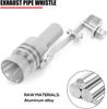 Exhaust Muffler Pipe Turbo Exhaust Pipe Car Blow Off Turbo Whistle Sound Muffler Blow Off Valve