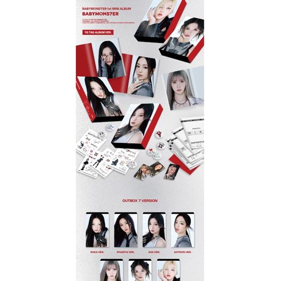 BABYMONSTER - мини 1-й [BABYMONS7ER] YG TAG АЛЬБОМ ВЕРСИЯ. случайный