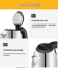 Positive Hemisphere Stainless Steel Electric Kettle, 2L Large Capacity, Auto Power-Off, Keep Warm Feature
