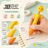 No Cap Push Pens Cute Animal Ballpoint Pen, 0.7mm Smooth Writing Retractable Gel for Students Pens, Owl/Chick/Penguin/Honeybee Pen School Office