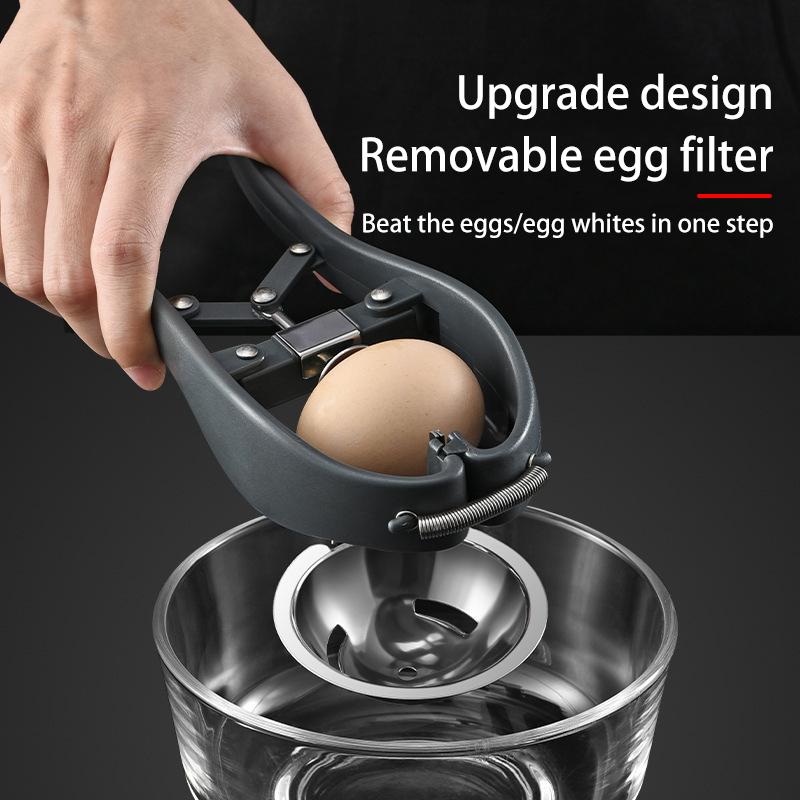 304 Stainless Steel Egg Opener Egg Shell Cutter Kitchen Accessories Egg Stripper Eggshell Separator Gadget