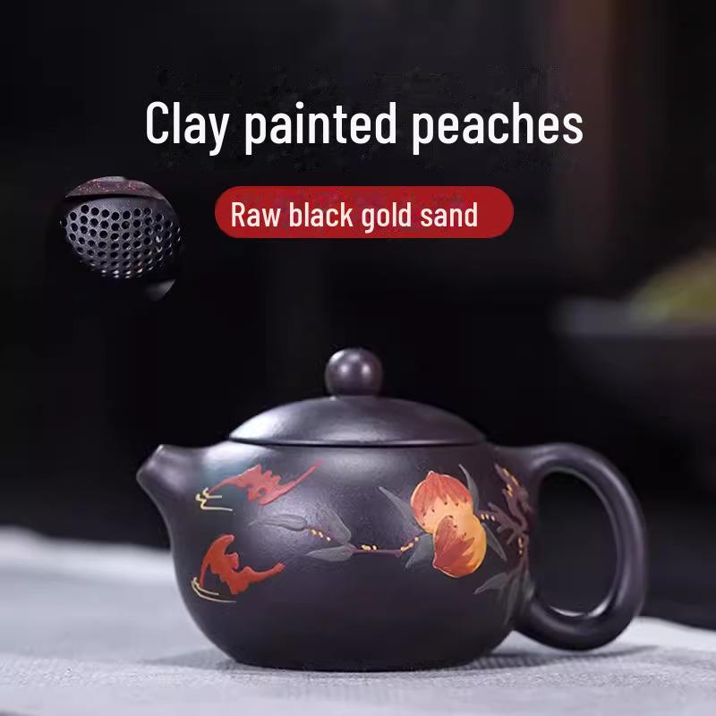 Набор чайников ручной работы из фиолетовой глины Исин – Чайный сервиз в стиле кунг-фу с различными формами чайников (Сертификат включен)