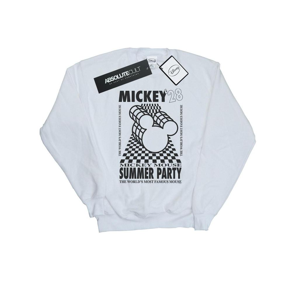 Disney Mens Mickey Mouse Summer Party Sweatshirt