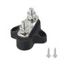 Reliable M6 Dual Connection Bolt Terminal Blocks for 12 48V DC Battery Wiring on For Cars Boats and Industrial Machinery