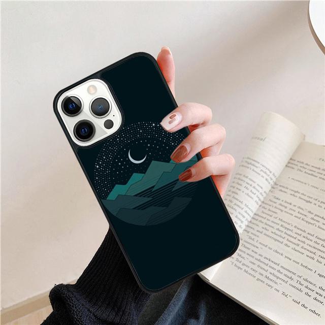 Чехол для телефона "Звездное озеро в горах" Задняя крышка Для iPhone 17 Air 16 15 14 Plus 11 Pro Max 13 Pro Max 12 Max Coque