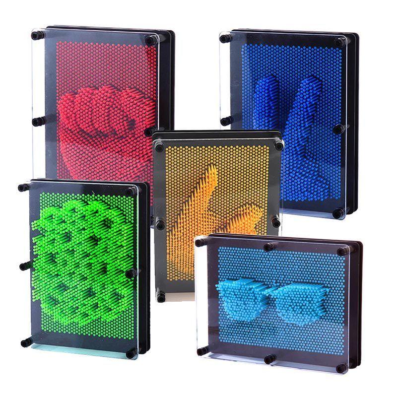 Timeless Funny Game 3d Clone Shape Pin Art Pinscreen Hand Mold Toy For Creative Fun