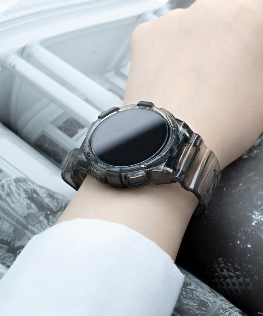 Nuateu [2Цвета] Galaxy Watch 4 ТПУ Интегрированный Прозрачный Ремешок