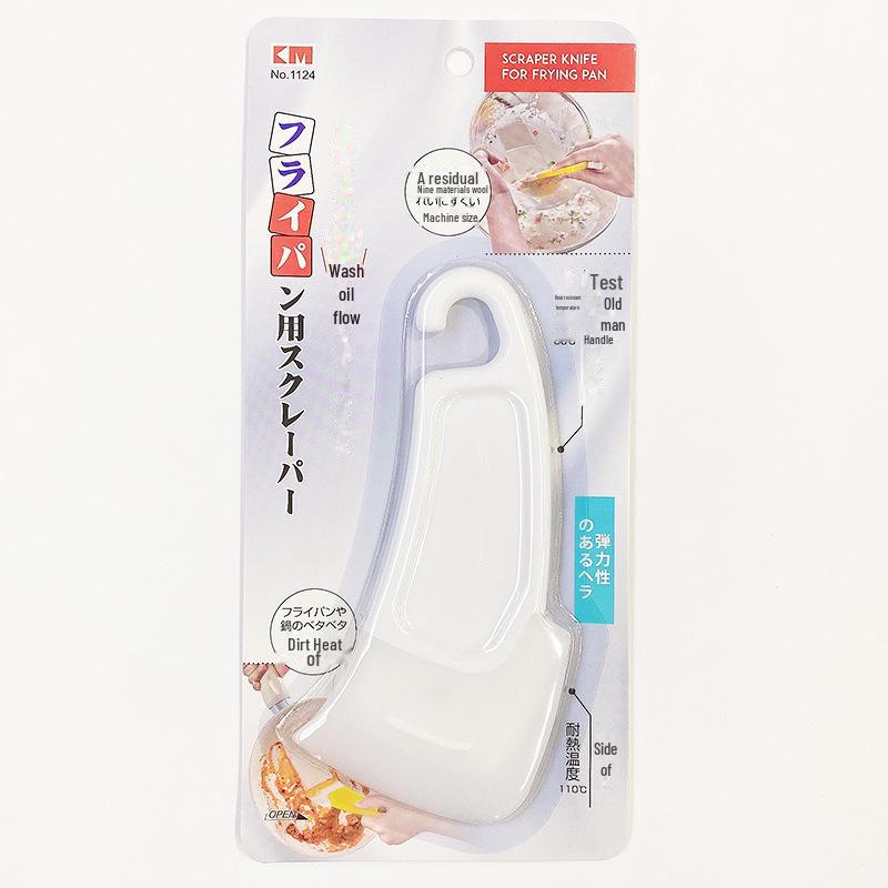 Японская мягкая резиновая антипригарная кухонная щетка и скребок KM.1124