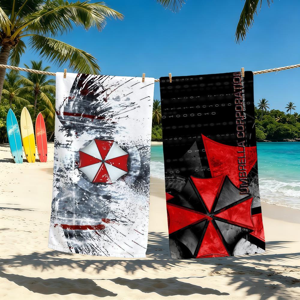 R-Resident E-Evil-ES Games Towel For Outdoor Camping Beach Towel Super Absorbent Quick-Drying Summer Towel