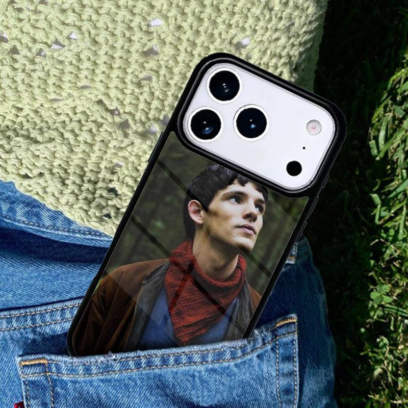 Чехол для телефона Сериал Мерлин Для iPhone 17 AIR 16 Pro Max 15 14 Pro 11 12 13 Ударопрочный силиконовый чехол
