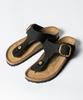 Сандалии 1024107 Gizeh Big Buckle ЧЕРНЫЕ см [Birkenstock] 22,5 [Товар]