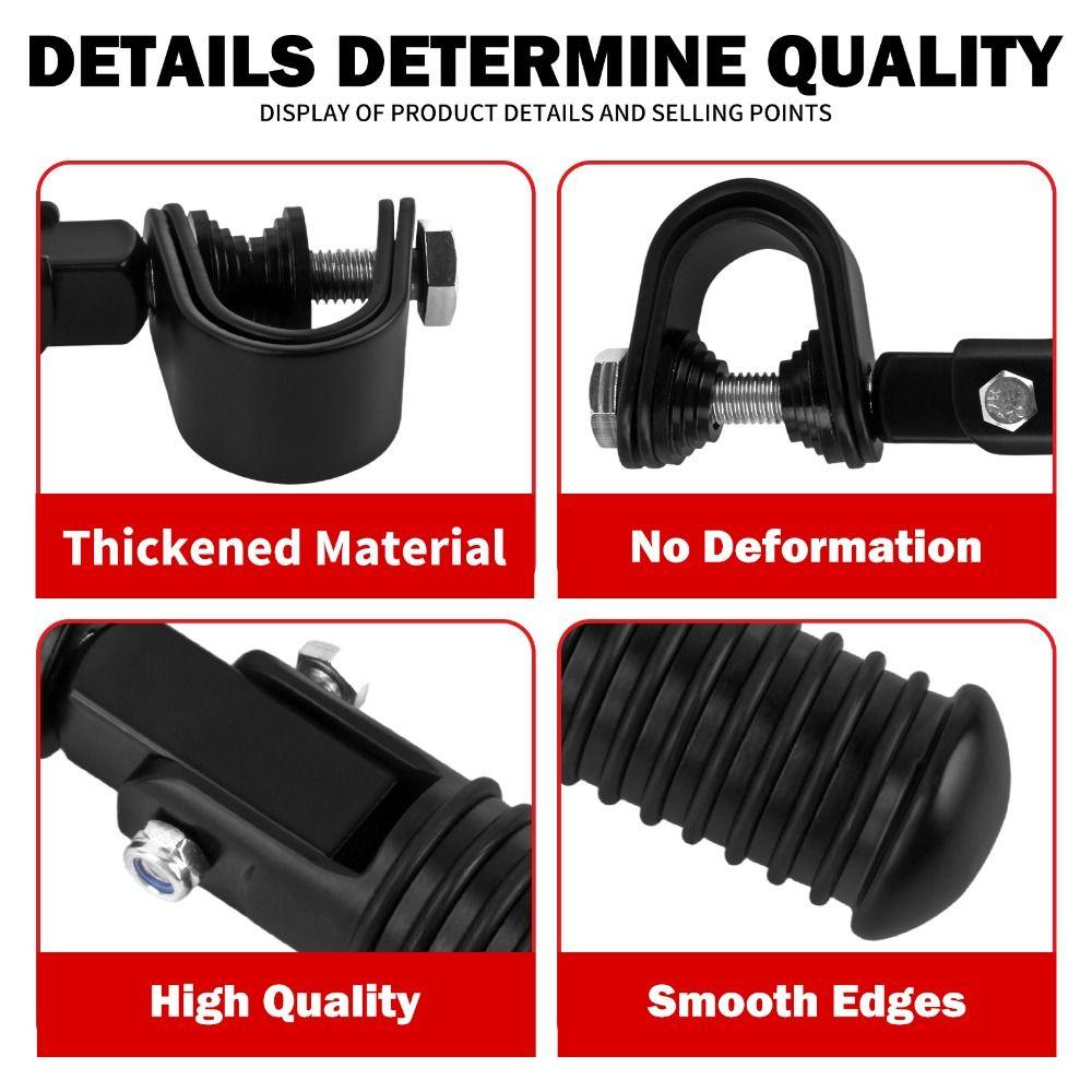 26mm-31mm Bumper Guard Universal Motorcycle Foot Pegs Replacement Foot Pegs Highway Crash Bar