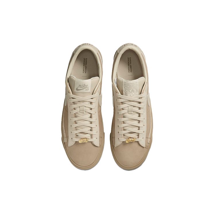 Nike Кроссовки унисекс Forty Percent Against Rights x Blazer Low SB цвета хаки Tan Rattan DN3754-200
