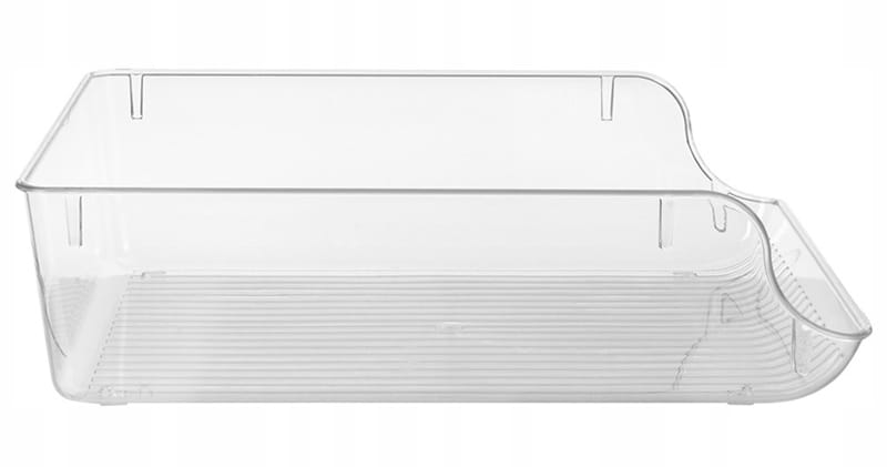 Organizer do lodówki 35x22,5x10cm Przezroczysty plastikowy