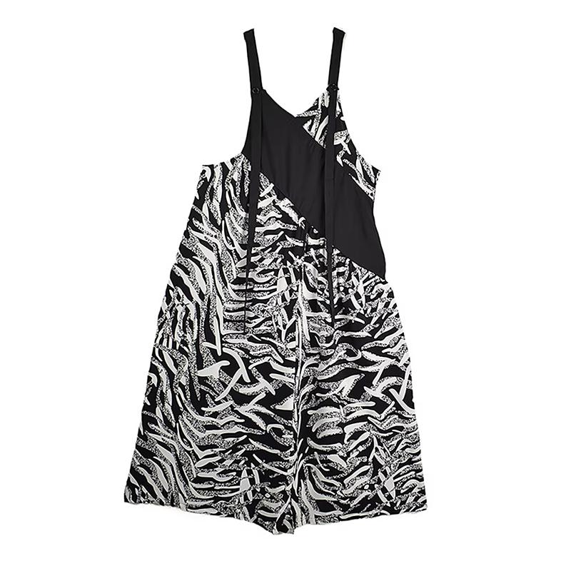 Xitao Необычные комбинезоны с лоскутным принтом ZMY1366