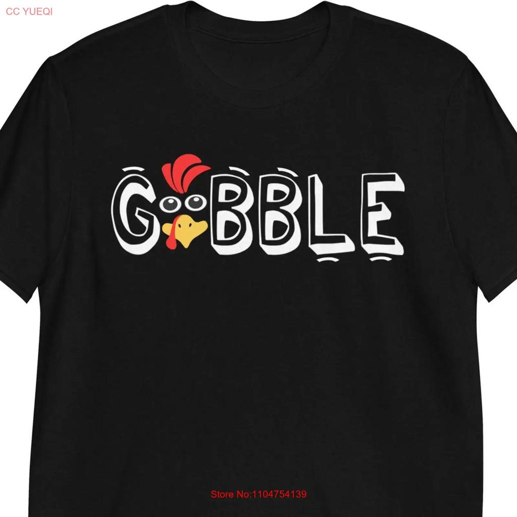Футболка Gobble День Благодарения Индейка Юмор Осень винтажная Стирка Верх Для Повседневной Носки Удобный Мягкий уличный стиль Дышащий