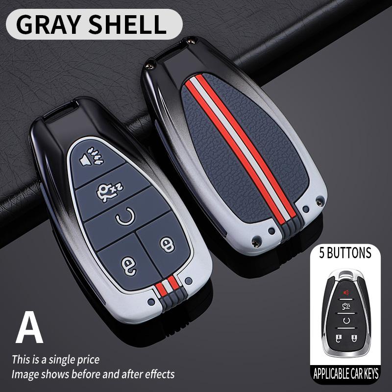 Чехол-брелок для авто с 5 кнопками, подходит для Chevrolet Onix Equino Orlando Cruze Spark Sonic Camaro Volt Bolt Trax Malibu Blazer Traverse