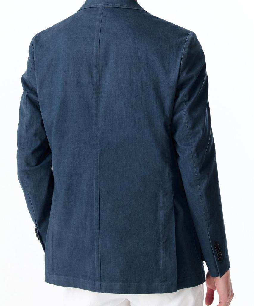 Man On The Boon Stretch Cotton Garment Washed Jacket_Navy 4714102002