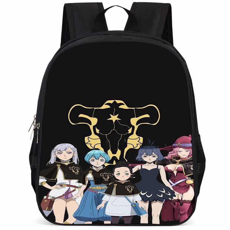 Рюкзак Black Clover из ткани Оксфорд, 15 дюймов, большой вместимости, легкий, для детей