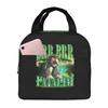 Italian Brainrot Brr Brr Patapim Insulated Lunch Bags for Women Meme Resuable Cooler Thermal Bento Box Outdoor Camping Travel