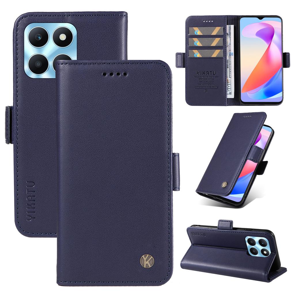 Imitation Leather Matte TPU Card Slots Side Buckle Wallet Phone Case for Honor X6a,X7b,X8b,X9b,Huawei Nova 12s,Honor Magic6,Magic6 Lite,Magic6 Pro...