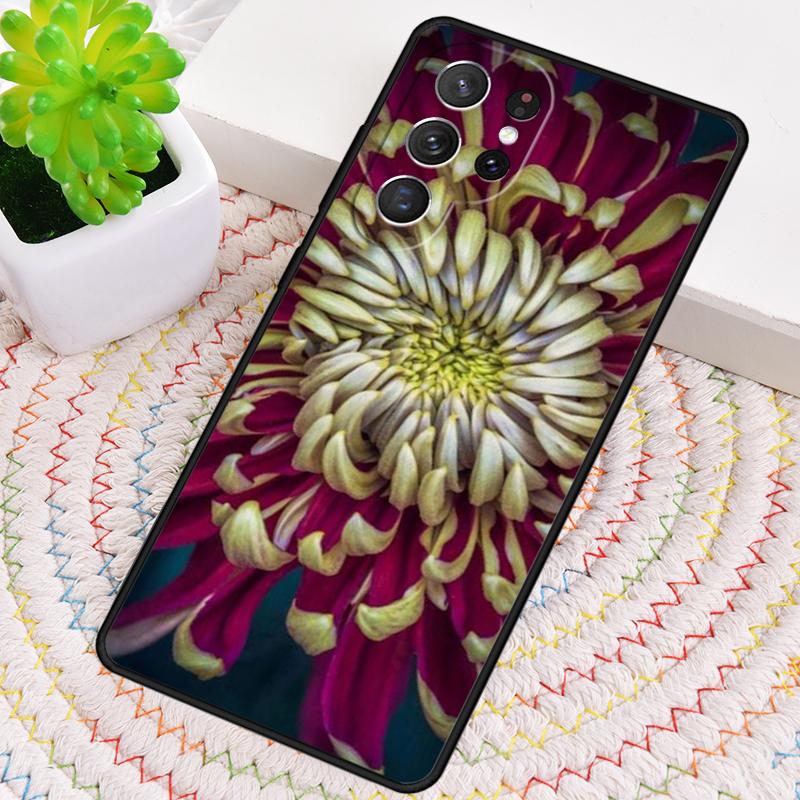 Чехол для телефона Хризантема для Samsung Galaxy note 10 pro S26 Ultra S23 S24 FE S25 S21 S22 PLUS противоударный Чехол