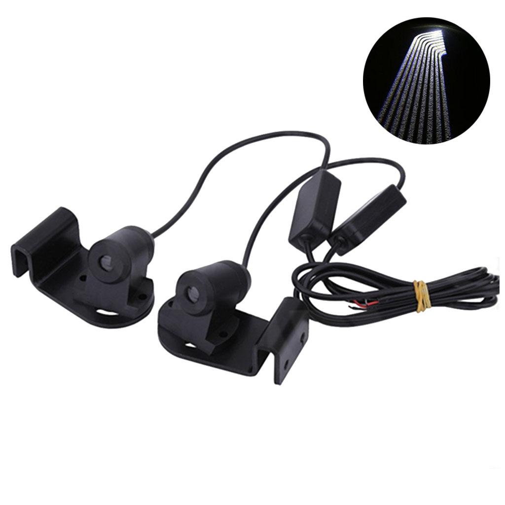 LED Car Door Logo Light Courtesy Projector Welcome Lights Ghost Shadow Lamps Accessories Anti-Collision Angel-Wings 2pcs