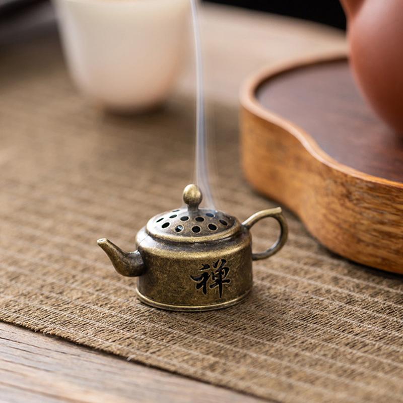 Мини-курильница в стиле дзен, сплав благовоний, мини-курильница Boshan, китайская старинная, для украшения дома, держатель для благовоний из сандалового дерева