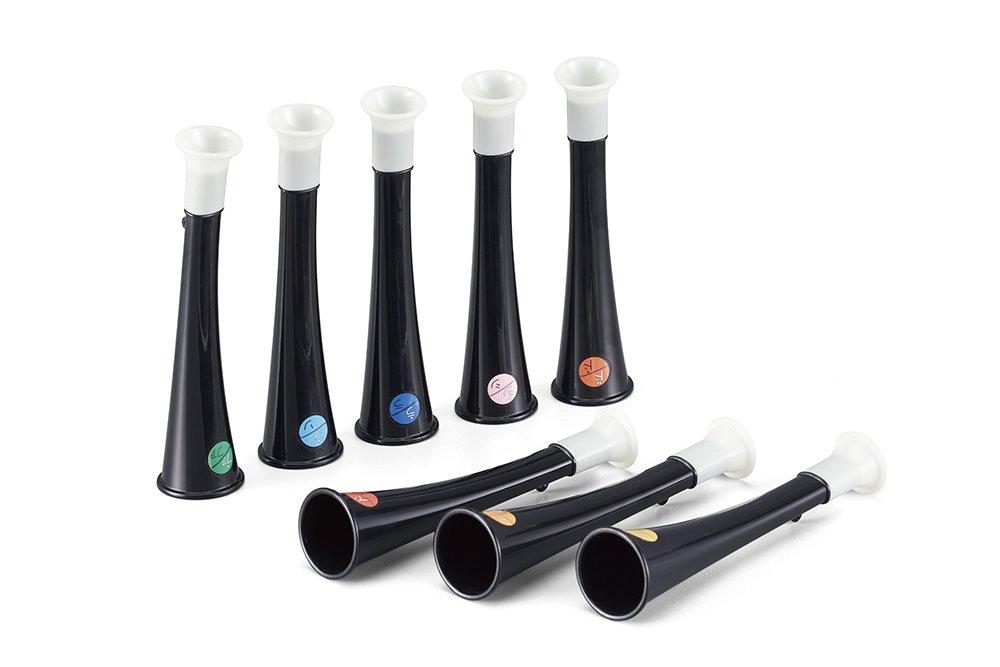 SUZUKI Suzuki Choir Horn 1 Octave 8 Tone Set A Horn That Makes Sound Whether You Blow or Suck Pitch of Blowing and Sucking Is 1 Octave Different