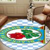 Blackburn Rovers  Round mat, Anti-slip Circle Carpet Chair rug For livingroom,Bedroom, doormat home decor Gift Christmas Gifts